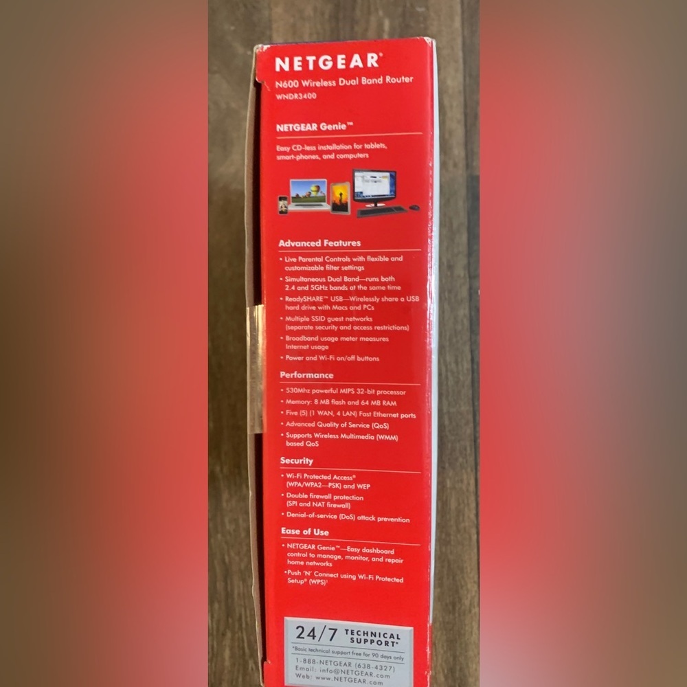 Netgear Black Wireless Router NIOB - Picture 8 of 13